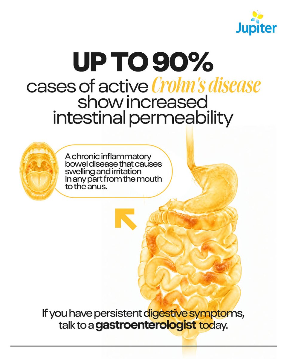 JupiterLifeline's tweet photo. Your gut has a barrier that helps decide what gets through and what stays out.

And your diet can play a role in maintaining it. Swipe through to understand the connection. 

#GutHealth #GutBarrier #IntestinalHealth #CrohnsDisease #GutCheck #JupiterHospitals https://t.co/9zdSCeb6QD