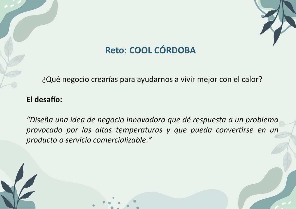 cadecordobaAE's tweet photo. ๐ #HackathonEmprende ๐#Cordoba
Comenzamos!! Lectura del ๐ฏ RETO: " ๐๐ฎรฉ ๐ง๐๐ ๐จ๐๐ข๐จ ๐๐ซ๐๐๐ซรญ๐๐ฌ ๐ฉ๐๐ซ๐ ๐ฏ๐ข๐ฏ๐ข๐ซ ๐ฆ๐๐ฃ๐จ๐ซ ๐๐จ๐ง ๐๐ฅ ๐๐๐๐๐ โ
#territorioemprende #EmprendeAND #EmprendimientoEducativo @UniversidadAND @aemprende https://t.co/PuVFj1Dr5m