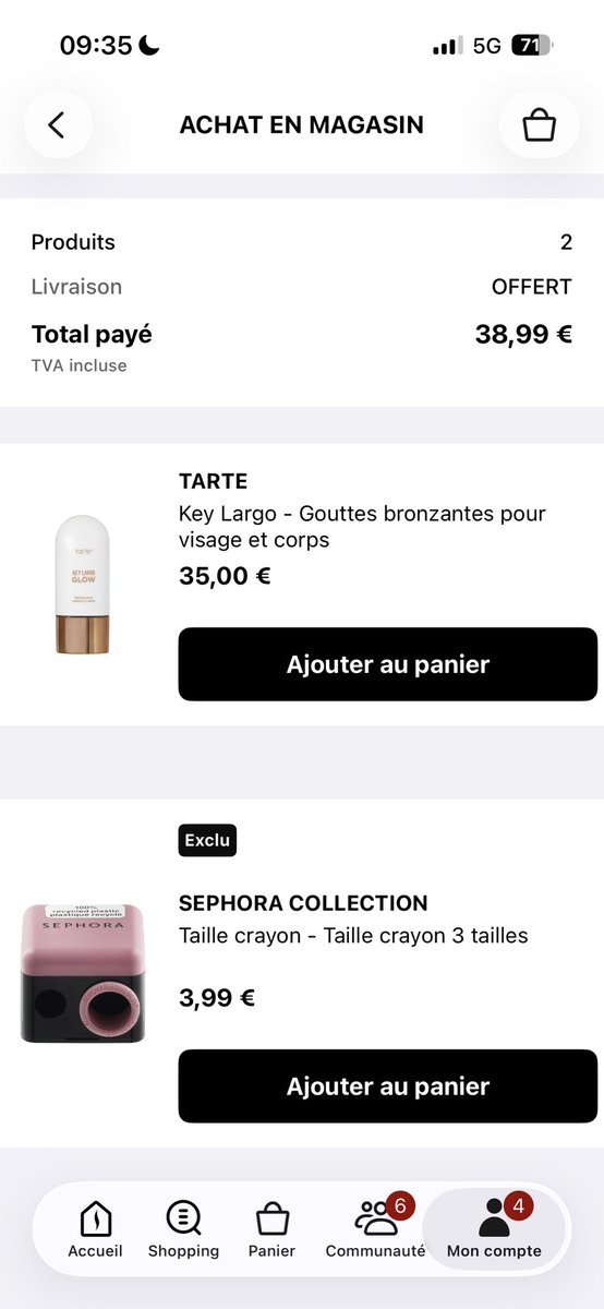 fayarkz_'s tweet photo. @nouraya83 iiiih deja hier j’ai acheté ça nouveau haul bientôt 🙏 https://t.co/QzNkXhrBYN