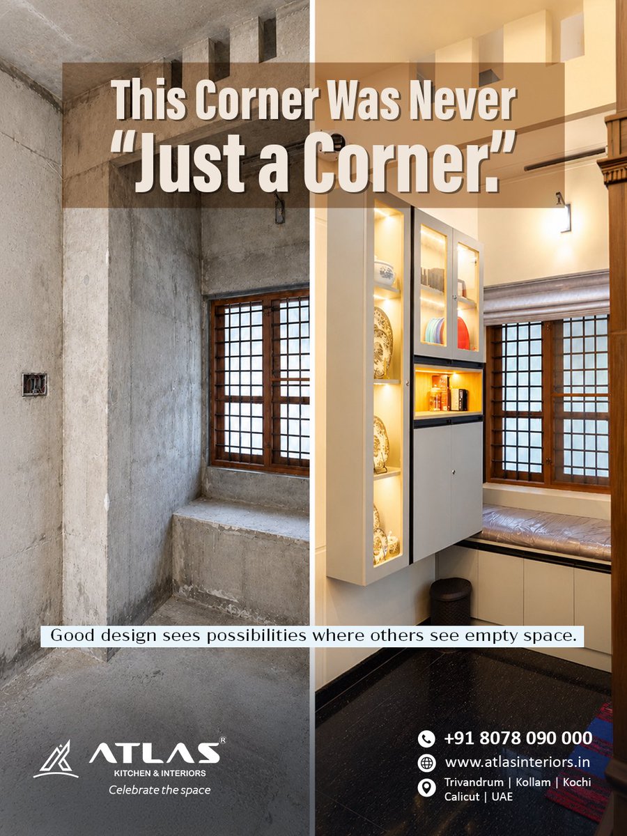 atlaskitchentvm's tweet photo. The difference often lies in how intelligently every inch is used. Thoughtful planning can turn even an overlooked corner into a defining part of the home.

📞 Contact Us: +91 8078 090 000

Trivandrum | Kollam | Kochi | Calicut | UAE https://t.co/Ixh3H0xLvt