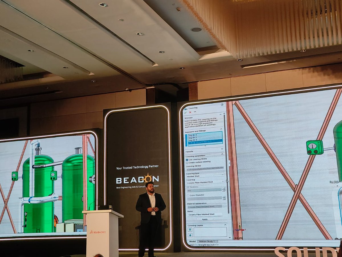 BEACONIndia_3D's tweet photo. Small details. Big time savings. Karthik M D, Senior Application Engineer at BEACON, showcases practical SOLIDWORKS 2027 improvements from routing and coverings to missing references and smoother workflows.
@SOLIDWORKS @Dassault3DS
#SOLIDWORKS2027 #SWID2026 #BEACONIndia https://t.co/Z5rsYVnzUs