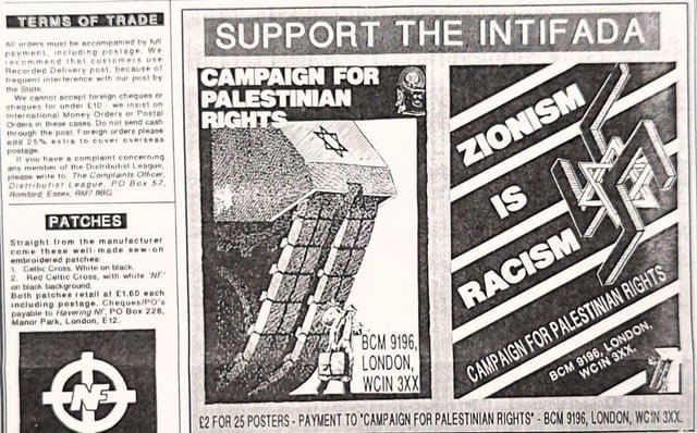 AjaTheEmpress's tweet photo. Anyone else find it weird that “Zionism is racism” was a National Front talking point in the 80s and is now official Green Party policy? https://t.co/uxGBUGn0Fn