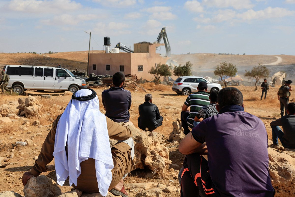 AJEnglish's tweet photo. Israeli forces continue demolitions of Palestinian homes in the occupied West Bank.

🔴 LIVE updates: https://t.co/9Gv3jShERW https://t.co/il0iw5BDbL