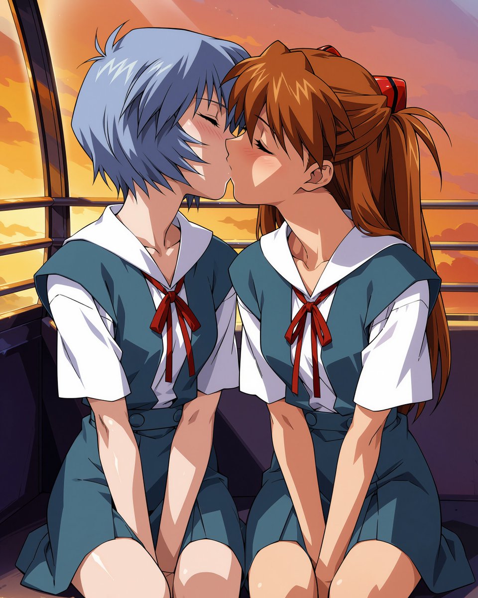 SweetyBunny_moe's tweet photo. Maybe the view isn't the only thing making this moment unforgettable. ✨

#Evangelion #AsukaLangley #ReiAyanami #yuri #girlslove #百合 #エヴァンゲリオン #animeart #fanart https://t.co/PQlQOhbkN2