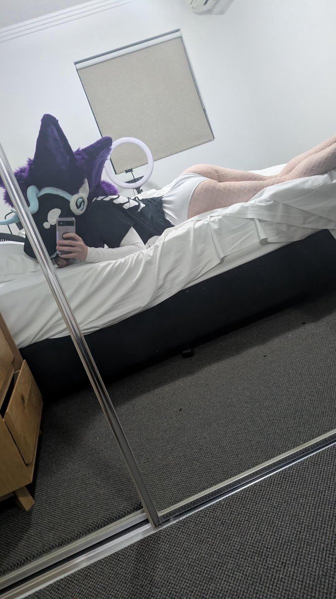 StolasVonFith's tweet photo. Apparently I can arch my back pretty well...waddya think~?

#femboy #furryfemboy #fursuit #fursuitass #femboyass https://t.co/4BV8b1pIix