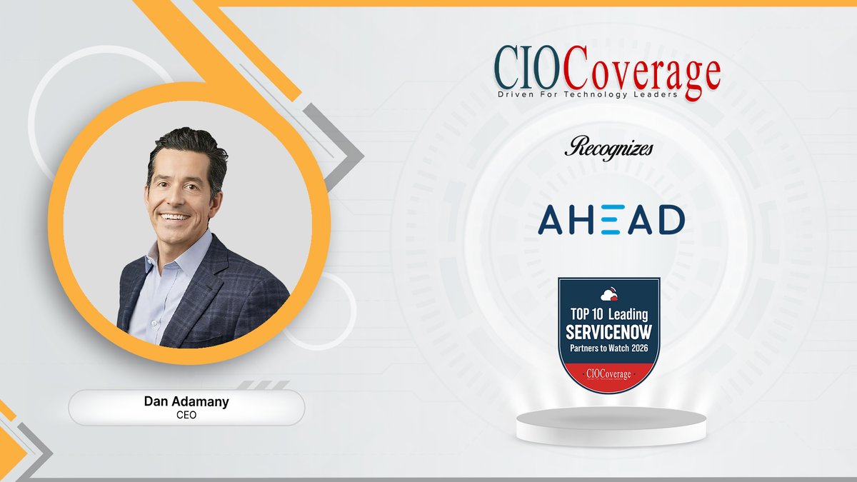 CioCoverage's tweet photo. Celebrating ServiceNow Partners Innovation! @Ahead is featured in our latest edition, Discover how the company is shaping the future of ServiceNow with insights from Dan Adamany, CEO

Read here: https://t.co/eLPMiIbEec

#ciocoverage #NewEdition #ServiceNow #Innovation #Tech https://t.co/zkrZBayxsQ