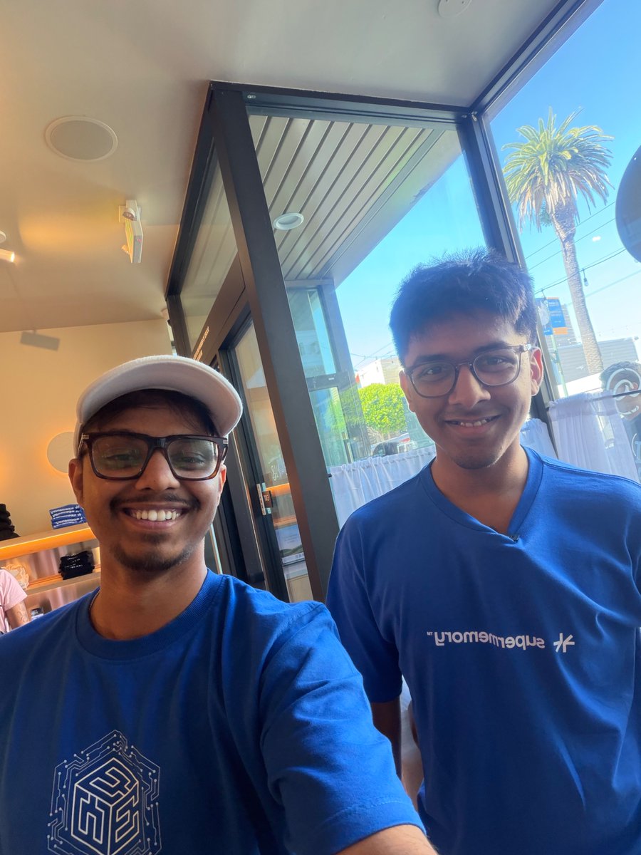 lets_ash's tweet photo. Day 1 of SF @Techweek_ , done.

Started at the @agi_inc Inc pop up store, packed from the first hour. We were there to work, but I spent half the day watching people put on the AGI glasses and come out surpised that AGI can shop for them.

@KhotChaitanya and the AGI team ran the best pop up I've seen. More on what we made together soon.

Also today:

Met and had so much fun talking about the industry + their stories of building their own companies with @DhravyaShah @imittalishika @shardul_mane, easily a highlight

Ran into 5 more people from Mumbai. Got our Mumbai meetup in before GTA 6 haha

Talked to a couple of investors about the new model we're launching for @blockwee 

On to day 2.