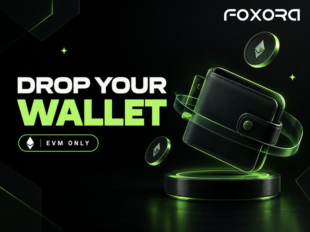 Foxoraxyz's tweet photo. Drop your EVM wallet below 👇 https://t.co/7TnBEoRHJo