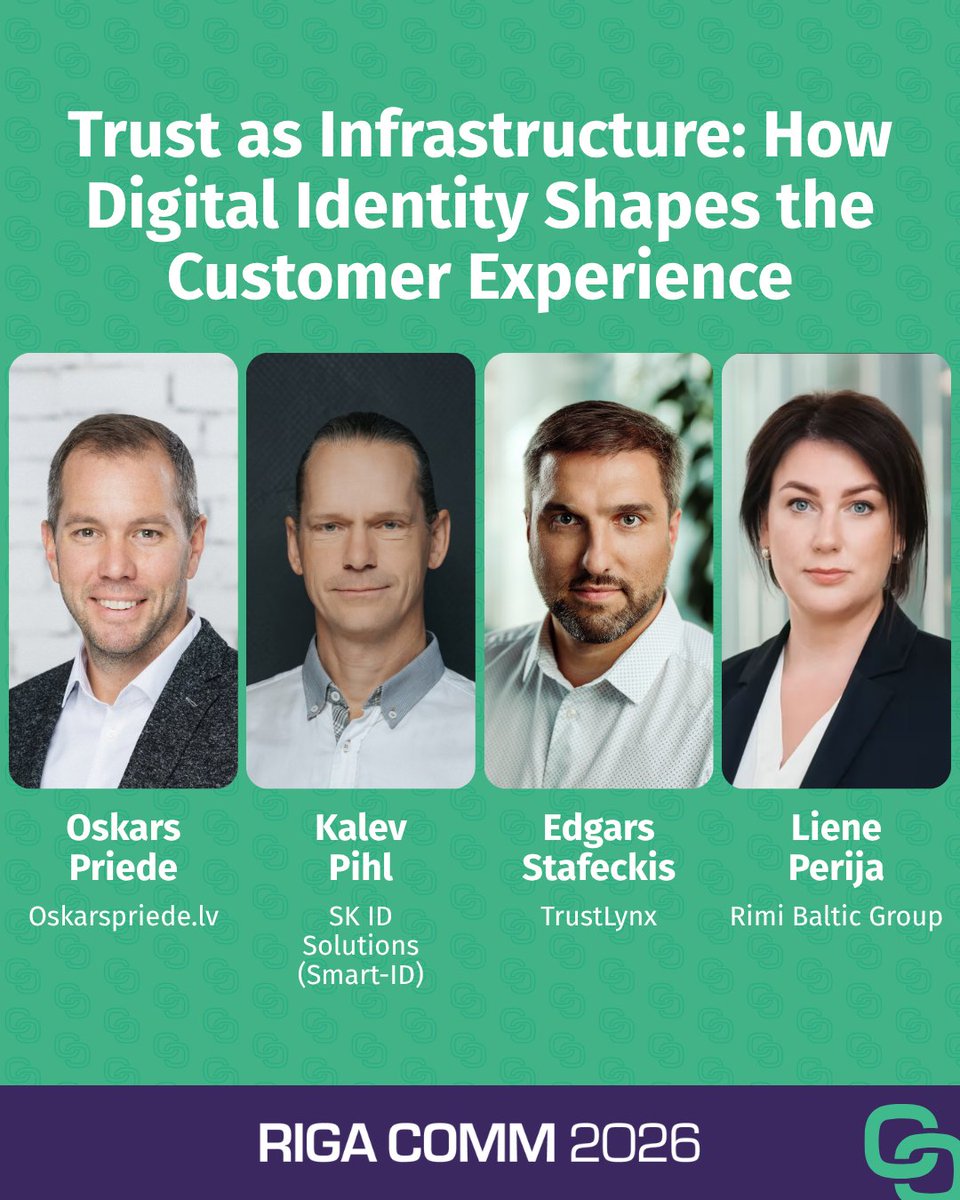 RigaComm's tweet photo. 📢 Riga Comm 2026 Speaker Announcement!

🎤 Join the session live at Riga Comm 2026
📅 October 8-9, 2026
📍 Riga, Latvia

🎫 Tickets: https://t.co/FkIuShjaF9
📌 Exhibitors: https://t.co/oJCjvEtsBB
📌 Program: https://t.co/a7hUozBBYj

#RigaComm #RC26 https://t.co/ExD5DDYJDO
