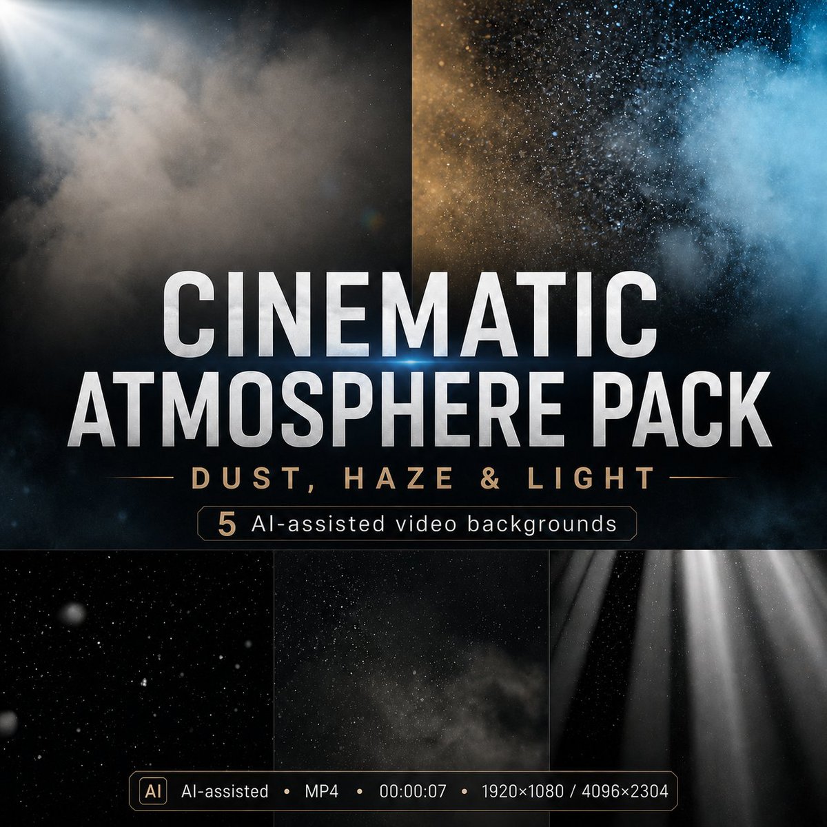 anyinfo69's tweet photo. HD/4K Cinematic Atmosphere Pack: Dust, Haze & Light. I just added a new item to my Shop! https://t.co/mqBEqQ4spj
#CinematicBackground #DustParticles #HazeBackground #VolumetricLight #FloatingParticles #AIVideo #StockFootage #MotionBackground #AbstractVideo #VideoBackground #VFX https://t.co/buBM28JmZg