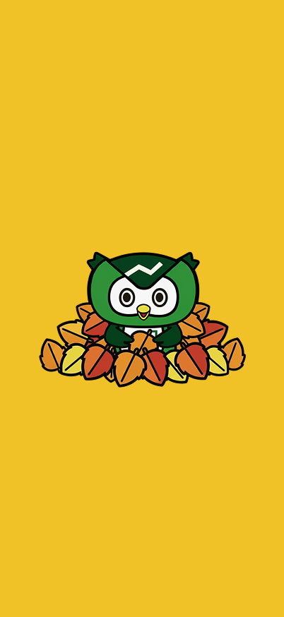 CXR_inc_'s tweet photo. AIフクロウ「ジピトレくん」の秋限定スマホ壁紙をプレゼント🍂✨ 紅葉狩りに焼き芋…ジピトレくんも食欲と実りの秋を楽しんでいます🍠🍁
頭の矢印も右肩上がりで縁起良し📈 お気に入りのデザインをぜひダウンロードしてくださいね！

#ジピトレ #GPTTrade #スマホ壁紙 https://t.co/7FE98oBCBG