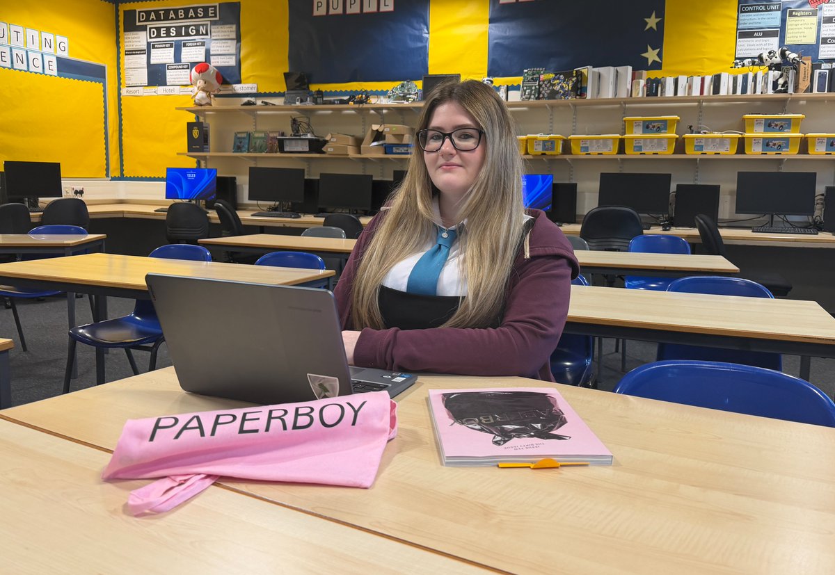 clydebankhigh's tweet photo. Huge congratulations to Kara, whose short story Unashamed has been published in the 10th issue of Paperboy Magazine! She joins former pupil Daisy Gibson, who also features in this issue. What an amazing achievement! 👏🌟
#paperboymagazine #YoungWriters #PublishedAuthor https://t.co/0473dMwDcv