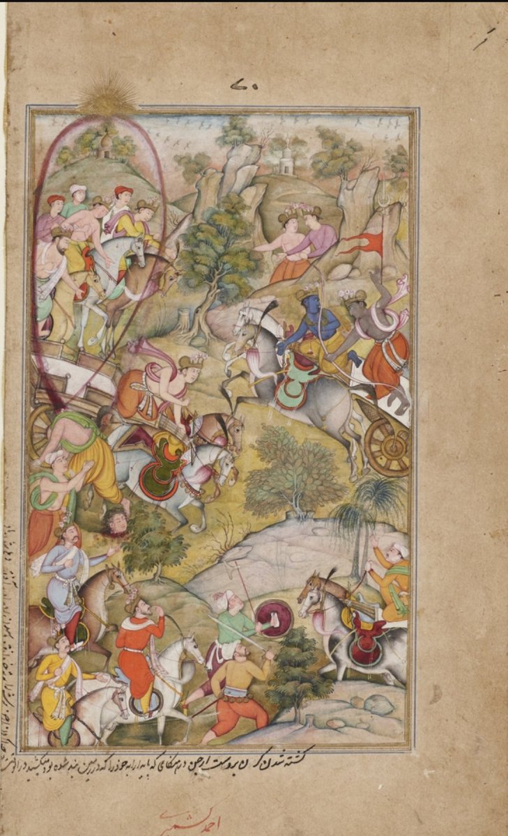_Shaambhavi's tweet photo. #Arjuna killing Wicked (?!?) #Karna by Anjalike astra https://t.co/f1Bx63dI5X