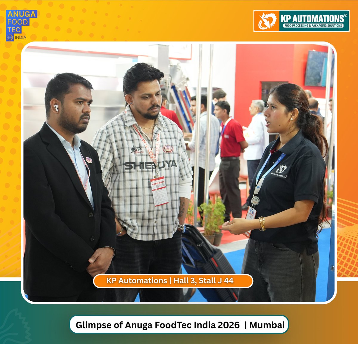 kpautomationltd's tweet photo. Day 3 | Final Day at Anuga FoodTec India 2026!

A memorable final day in Mumbai! We’re grateful to everyone who visited KP Automations and took the time to explore our latest technologies and food processing solutions.

#AnugaFoodTecIndia2026 #Day3 #FinalDay #KPAutomations https://t.co/BlWkoMFl21