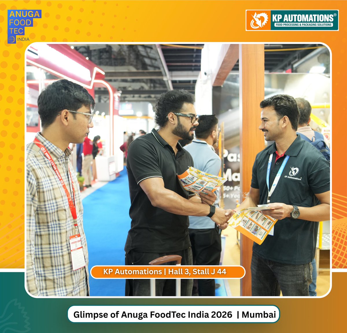 kpautomationltd's tweet photo. Day 3 | Final Day at Anuga FoodTec India 2026!

A memorable final day in Mumbai! We’re grateful to everyone who visited KP Automations and took the time to explore our latest technologies and food processing solutions.

#AnugaFoodTecIndia2026 #Day3 #FinalDay #KPAutomations https://t.co/BlWkoMFl21