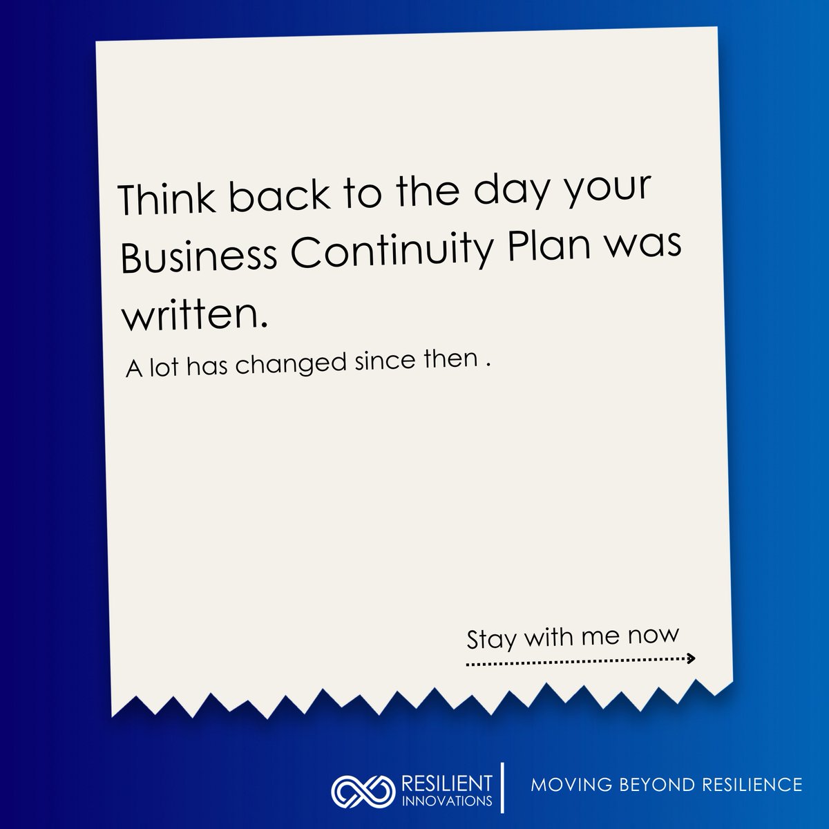ResilientInno's tweet photo. Audit season separates what's on paper from what works in practice.  When did you last update and test your Business Continuity Plan?

Resilient Innovations can help you get audit ready.  

🌐https://t.co/NReLfS64mm 
📷info@ri.africa 

 #BusinessContinuity #AuditSeason https://t.co/353i6XbrlL