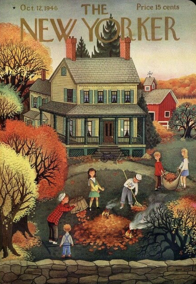 NostAcademia's tweet photo. The New Yorker Autumn Covers 🍂 https://t.co/LwJ1kudxO4