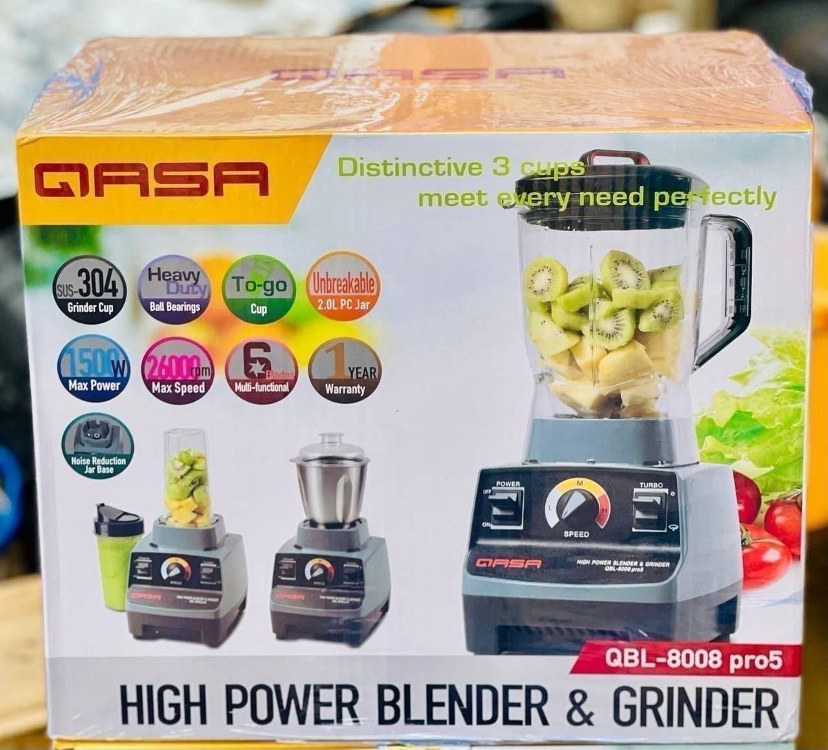FatimaAkanbi's tweet photo. If you’re looking for a heavy duty blender that gets the job done, get the Qasa Pro 5. This one is a serious machine.

The video is from one of customers. 
97k. #kitchentoolsng  #ilorintwittercommunity #Ilorin https://t.co/g6aAweYkYn