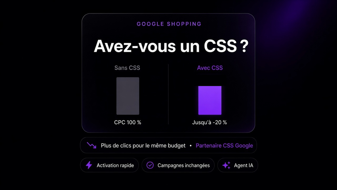 getfeedcast's tweet photo. Vos annonces Google Shopping passent par un CSS ?

Sinon, vos clics peuvent coûter jusqu'à 20 % plus cher.

Feedcast est partenaire CSS Google : activation rapide, sans toucher à vos campagnes 👇
https://t.co/UaMn53L8zt https://t.co/KgyQeJN8hP