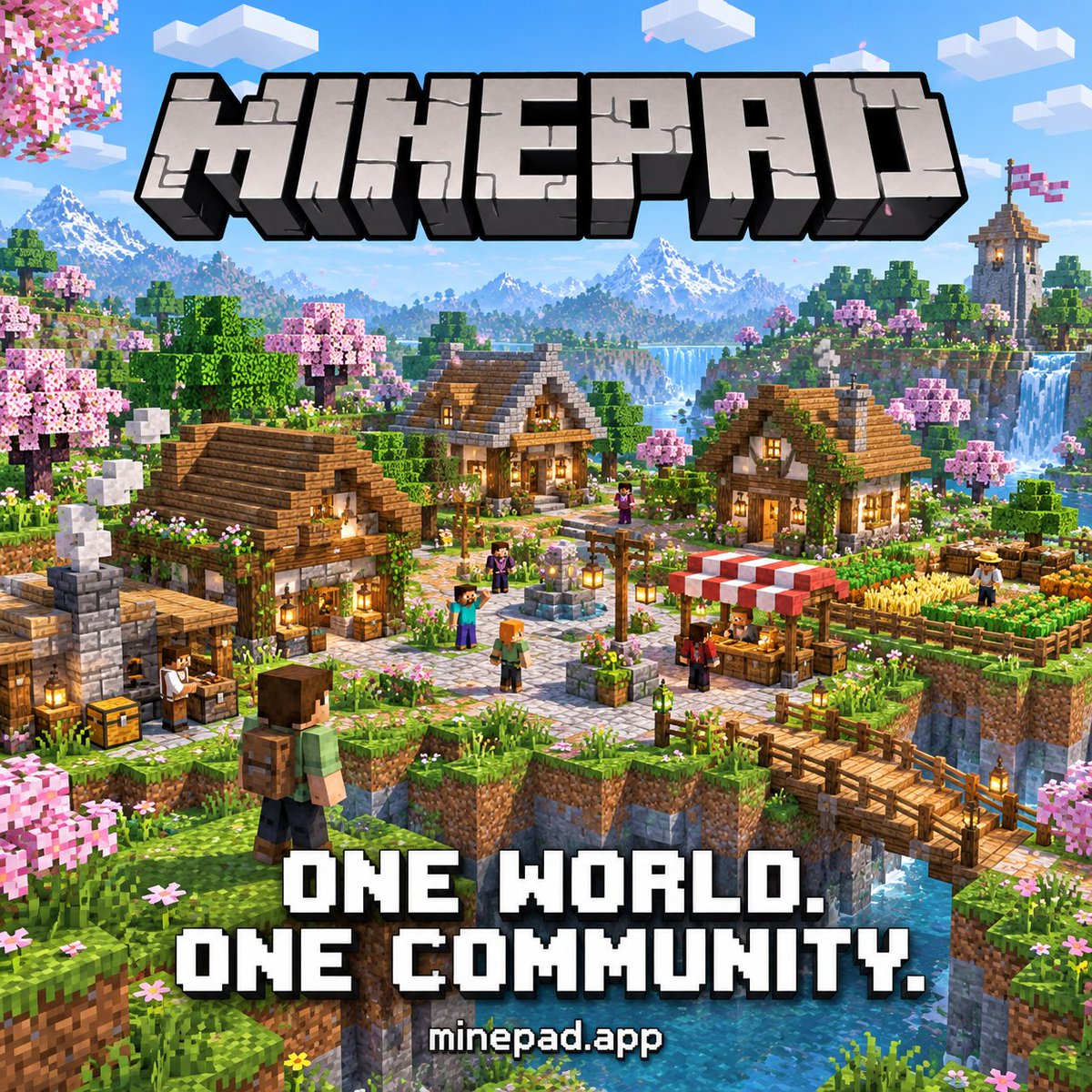 minelaunchpad's tweet photo. Every server starts with an empty world.

Then someone builds a house. A friend opens a shop. A path becomes a town.

MinePad is for the communities that turn blocks into somewhere people belong. https://t.co/vGAkgk79Jc