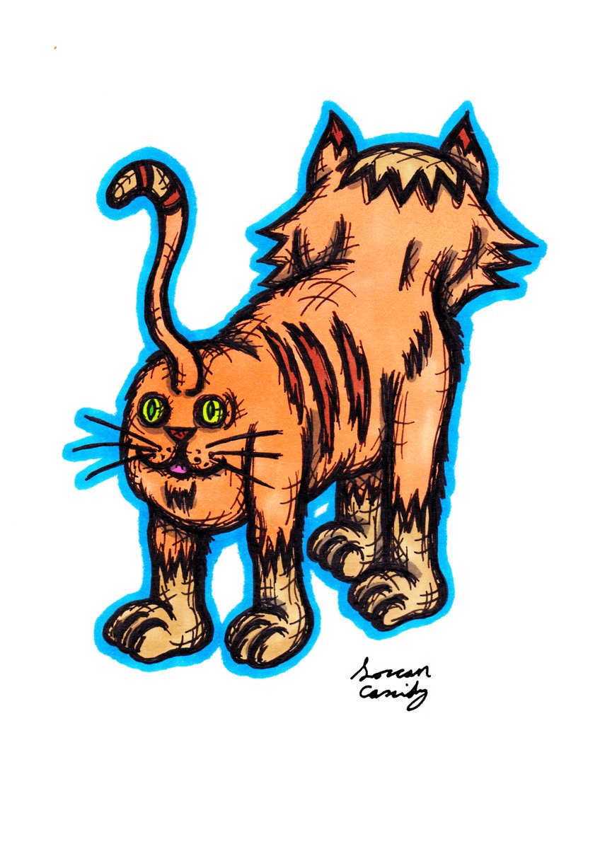 theartoflorcan's tweet photo. Day 6: A REVERSE cat.
#art #drawing #illustration #sketch #promarkers #ink #day6 #october #drawingchallenge #octoberdrawingchallenge #prompt #prompt7 #cat #feline #reverse #strange #weird #irishartist #dublinartist #dublinart #lorcancassidy https://t.co/zHbvhnmgwR
