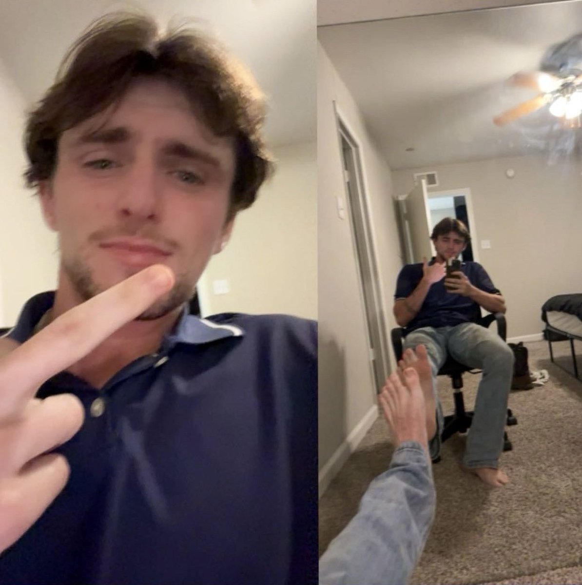 DavidSimon99485's tweet photo. I need boot socks and jeans, hot guys don’t pay for stuff so send that cash 
#findomdrains
#findomalpha
#cashgod https://t.co/MfNMpoG9OJ