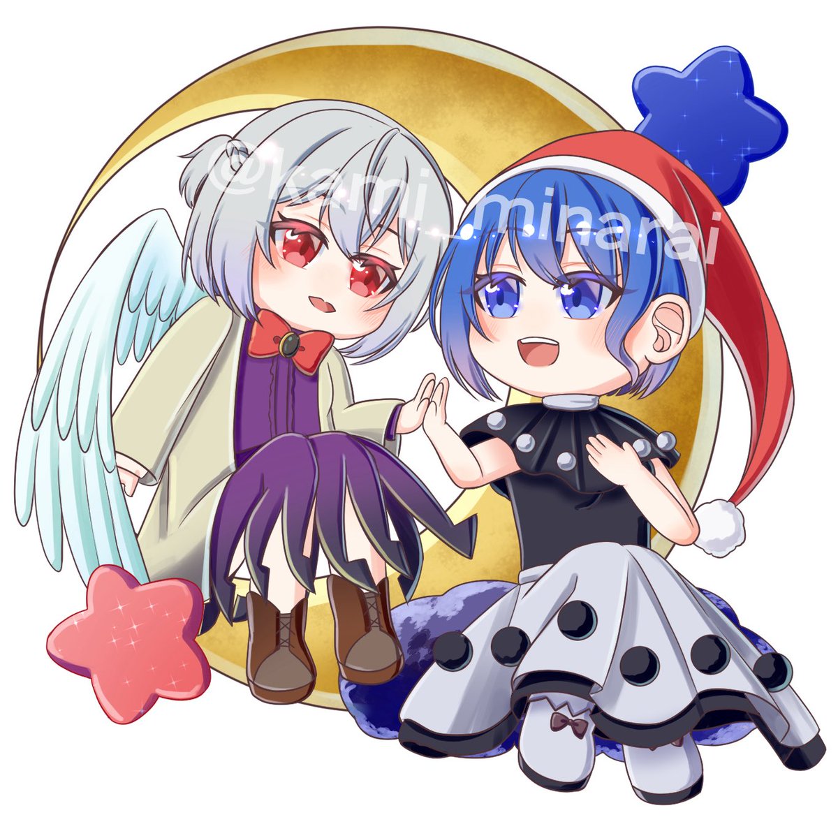 kami_minarai's tweet photo. 【ペアアクキー】続き
・稀神サグメ×ドレミー・スイート
・犬走椛×今泉影狼
・秋穣子×秋静葉

 #東方 
 #東方Project

（2/2） https://t.co/kDdabRYNwv