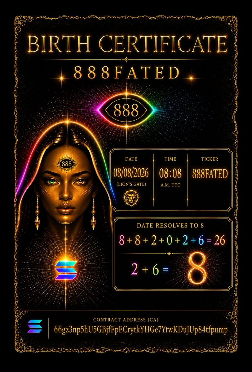 888fated_coin's tweet photo. @Salemxbt $888FATED https://t.co/iOkLyyfoZg