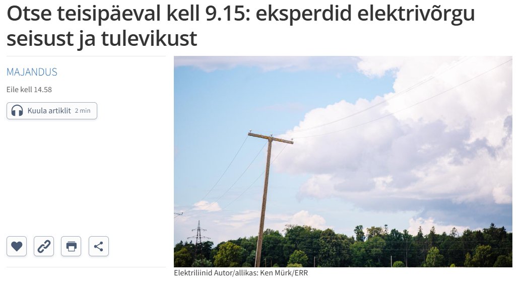 itsmeidiotos's tweet photo. Eesti tuuleenergia kasutegur ehk capacity factor oli 2025. aastal umbes 22%. Kliimaministeeriumi hinnangul on maismaatuuleparkide tüüpiline kasutegur 25–40%.

Liigume tagasi aurumasinate ajastusse, 20% kasutegur on juba kõva sõna 👍 https://t.co/VWYmNfllr8