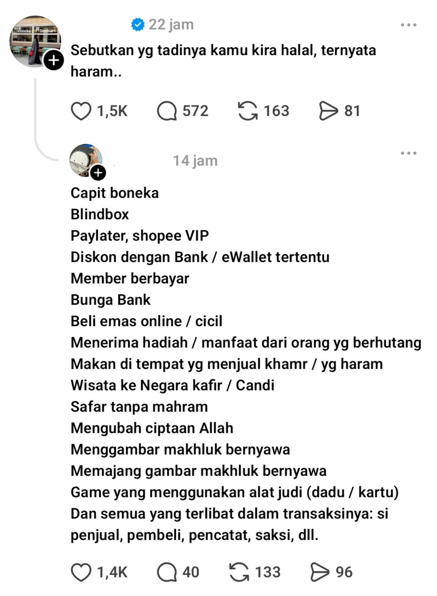 sehyrui's tweet photo. baru tau, ternyata blindbox haram dalam islam 😭 https://t.co/REyt0dgyr1
