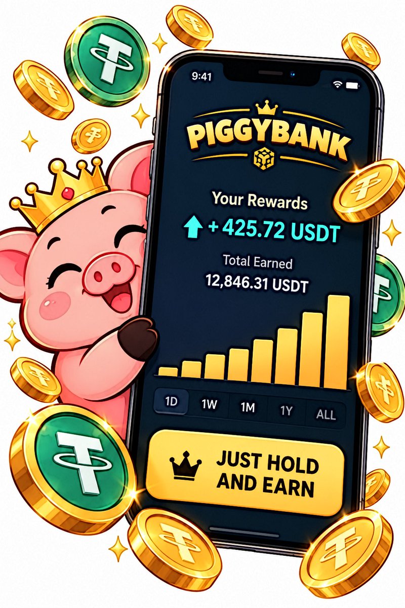 PiggyBank_BNB's tweet photo. While others beg for pumps, the top 1% build continuous income. Hold $PIGGY on BNB Chain and let automated USDT rewards fund your life. https://t.co/wJlUtl0lCM