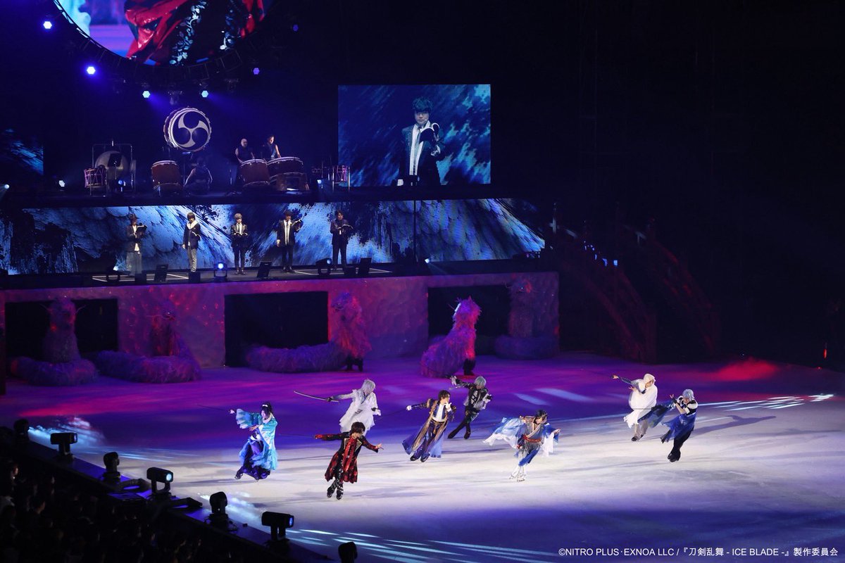 hirosumi_saito's tweet photo. 『刀剣乱舞 -ICE BLADE-』

衣装統括・衣装デザインを担当させていただきました。
本当に素晴らしい作品に携わることができ、とても光栄です。

スケーター
氷の精霊 ・ #坂本花織 
三日月宗近役・ #無良崇人
加州清光役・ #中野耀司 
大和守安定役・ #佐藤由基 
山姥切国広役・ #櫛田一樹
膝丸役・ #山本恭廉
へし切長谷部役・ #田中刑事
鶴丸国永役・ #小平渓介、 #小林宏一（Wキャスト）
山姥切長義役・ #吉野晃平 

公式ホームページ
https://t.co/1K1RYsrIA9

#刀剣乱舞
#刀剣乱舞ICEBLADE
#フィギュアスケート #刀ブレ

演出： #金谷かほり @kahorikanaya 
衣装 :  #齋藤ヒロスミ
costume: #hirosumisaito 
#衣装デザイン　#衣装製作　#衣装　#コスチューム
#costumedesign #costumemaking  #costume