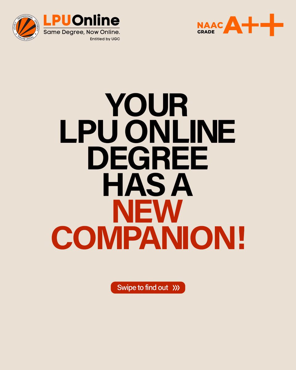LpuOnline's tweet photo. Your LPU Online degree now comes with an added learning advantage. 

Get access to LinkedIn Learning across all programs and discover new skills, expert insights, and opportunities to keep growing. 

#LinkedIn #ProfessionalSkills #CareerGrowth #LPUOnline #LinkedInLearning

(Upskill, Graduation, Skills, Career Ka Turning Point, Masters, Professional Development)