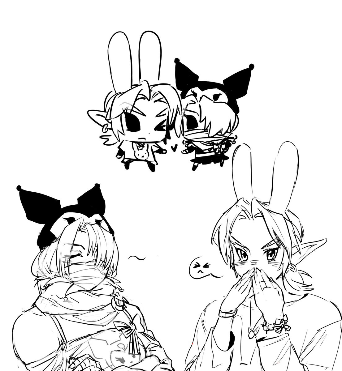 Pumpkin_MM98's tweet photo. 🐰🐰
友友捏的太可爱了摸之 https://t.co/iTxgocfuUW
