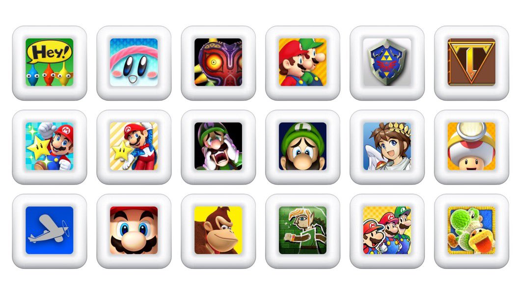 Nin10Nostalgia's tweet photo. Nintendo 3DS Game Icons. https://t.co/w1vPSLNloe