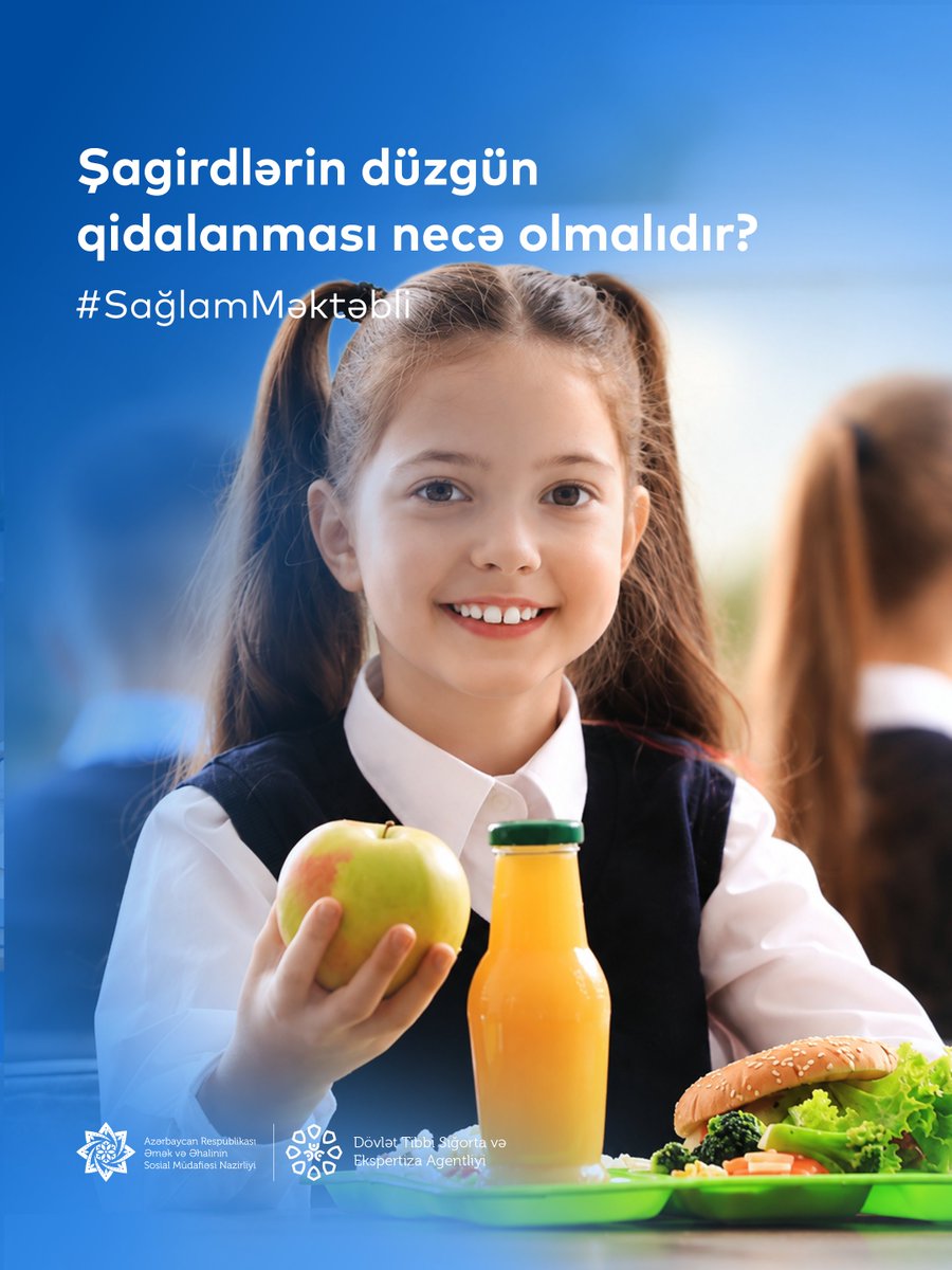 dtseagovaz's tweet photo. 🥗 Uşaqlıq və yeniyetməlik dövründə düzgün qidalanma sağlam böyümə və inkişaf üçün mühüm əhəmiyyət daşıyır.
📌 Unutmayaq, uşaqlıqda formalaşan sağlam qidalanma vərdişləri gələcək sağlamlığın əsasını təşkil edir.
#ƏƏSMN #DTSEA #SağlamMəktəbli https://t.co/eWmODTLJ2p