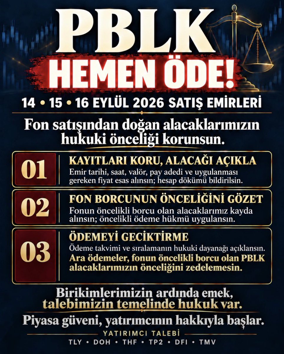 yatirimyapandr's tweet photo. Sırf fon mağduru olduğum için “Mavi tik” aldım lütfen sayfama destek olun.

#PBLKhemenöde

@spkgovtr @isbankasi @ziraatbankasi @iletisim @memetsimsek @abakingurlek @burhanduran @_cevdetyilmaz https://t.co/6PX2anV3nq