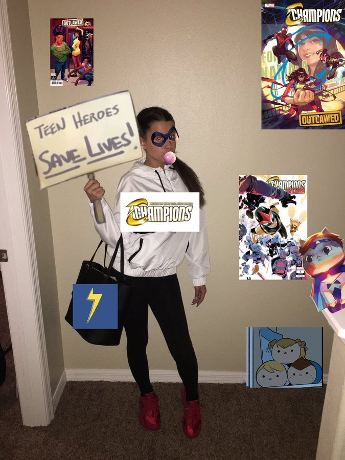 dangerbuffrocky's tweet photo. #ChampionsCharge best teen superhero team Marvel has ever had btw https://t.co/bMQ2dh9vPO