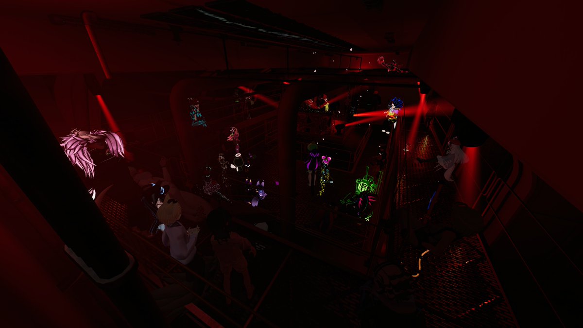 Usemame_VRC's tweet photo. (1/4)先日、深夜気絶ちゃったので、日本時間の朝で音楽イベント「SLY FEST 2026 #SlyFest」のDAY2です 20261004
①#Vket 2026 Winterのブースもあったです(引用)
②はむ発見 #はむ3D
③④上甲板/汽缶室/アクアリウム三会場のワールドです
(途中参加 0722-0835JST/グループパブリック=SLYFES.6308) https://t.co/9BQBnZwYr1