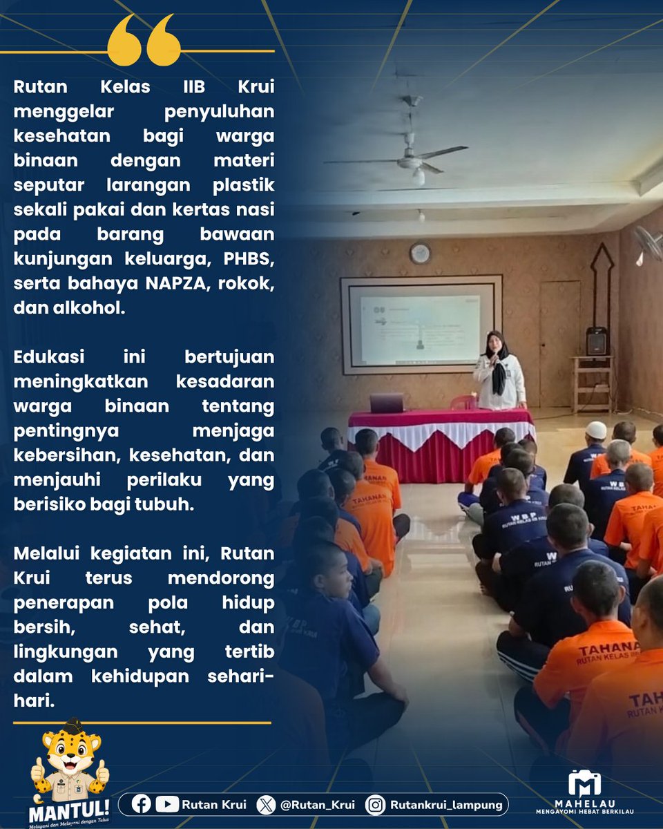 RutanKrui's tweet photo. Edukasi Kesehatan, Bekal untuk Hidup Lebih Baik https://t.co/XivhLKw9H7