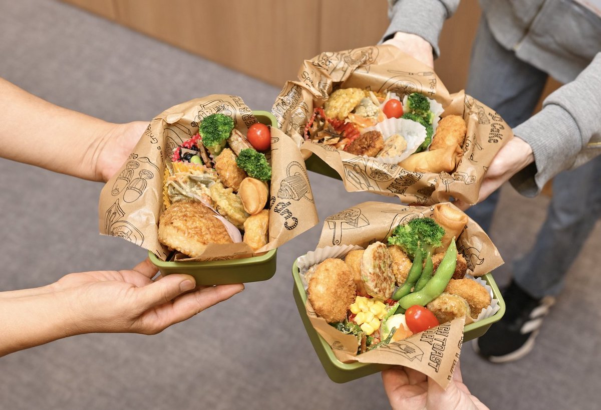 nichirei_foods's tweet photo. ／
本日10月6日に、ニチレイ冷凍食品で作って語ろう！ニチレイ『お弁当ミーティング』を開催しました🍱
＼

ファンのみなさんと、ニチレイの冷凍食品を使ったアイデアや楽しみ方を語り合ったり、お弁当にぴったりなおかずの試食をしたり……
お腹も心も満足の、とても楽しい時間でした😊

参加いただいたファンの皆さま、本当にありがとうございました！

#ニチレイほほえみテラス