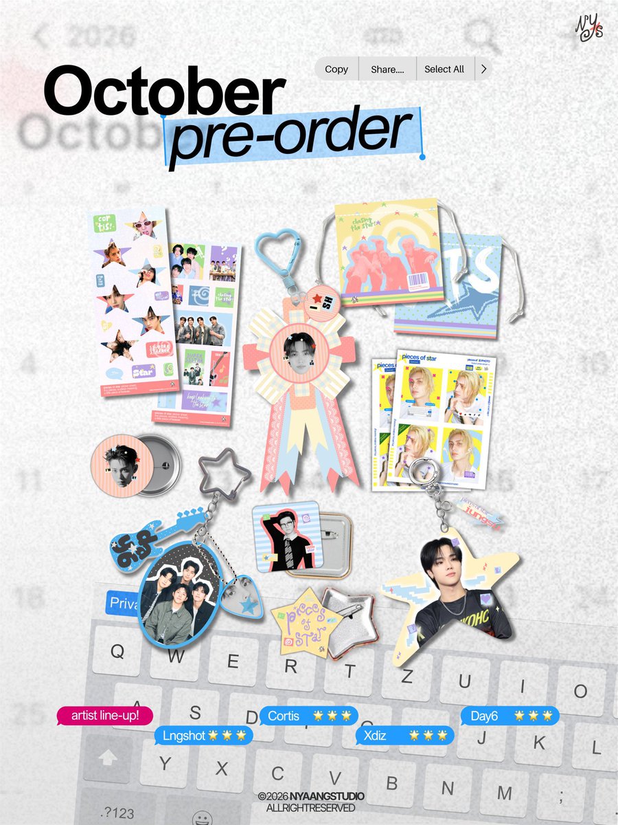 ujuplanets's tweet photo. 𐔌   .  ⋮ my go  .ᐟ  ֹ   ₊ ꒱

october pre-order @nyaangstudio 
↳ close: 10 oct
↳ price: RM4.10 - RM11.80

order link 💭
https://t.co/XbLLIenFC5
﹉﹉﹉﹉﹉୨♡୧﹉﹉﹉﹉﹉
#pasarlngshot #pasarcortis #pasarxdiz #pasarday6 https://t.co/zFbP7RX62A
