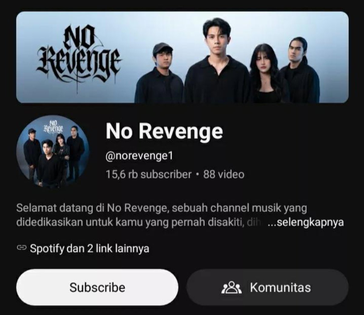 MiskinTV_'s tweet photo. Video ini pernah lewat di beranda kamu? Thumbnail nya cukup menggoda buat diklik, karena awalnya gw pikir ini 'For Revenge'.

Tapi ternyata ini 'No Revenge'. Sepertinya ini AI Music yang mengusung konsep dan tema yang sama dengan 'For Revenge'.

Video2nya terhitung cepat meraih views. Sepertinya bakal mengundang perdebatan baru soal AI Music nih.