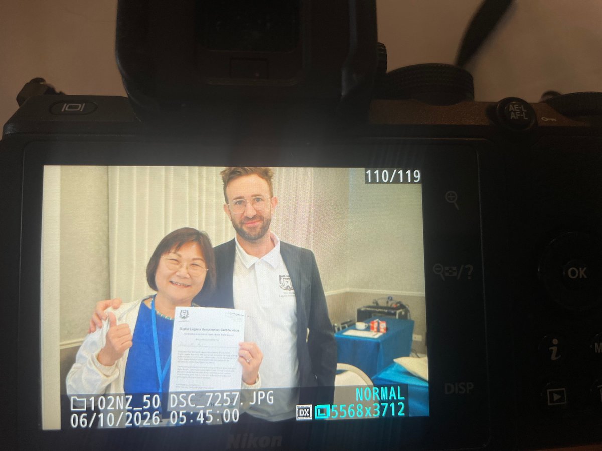 JamesNorris's tweet photo. Congratulations to everyone who graduated from today's 'Public Health, Digital Legacy' Academy, in #Taiwan. 

This part conference / part workshop was a three hour 'Public Health Palliative Care International 2026' session. *More 📸 soon. 

#DigitalLegacy #PalliativeCare https://t.co/DpfSnUVXYe