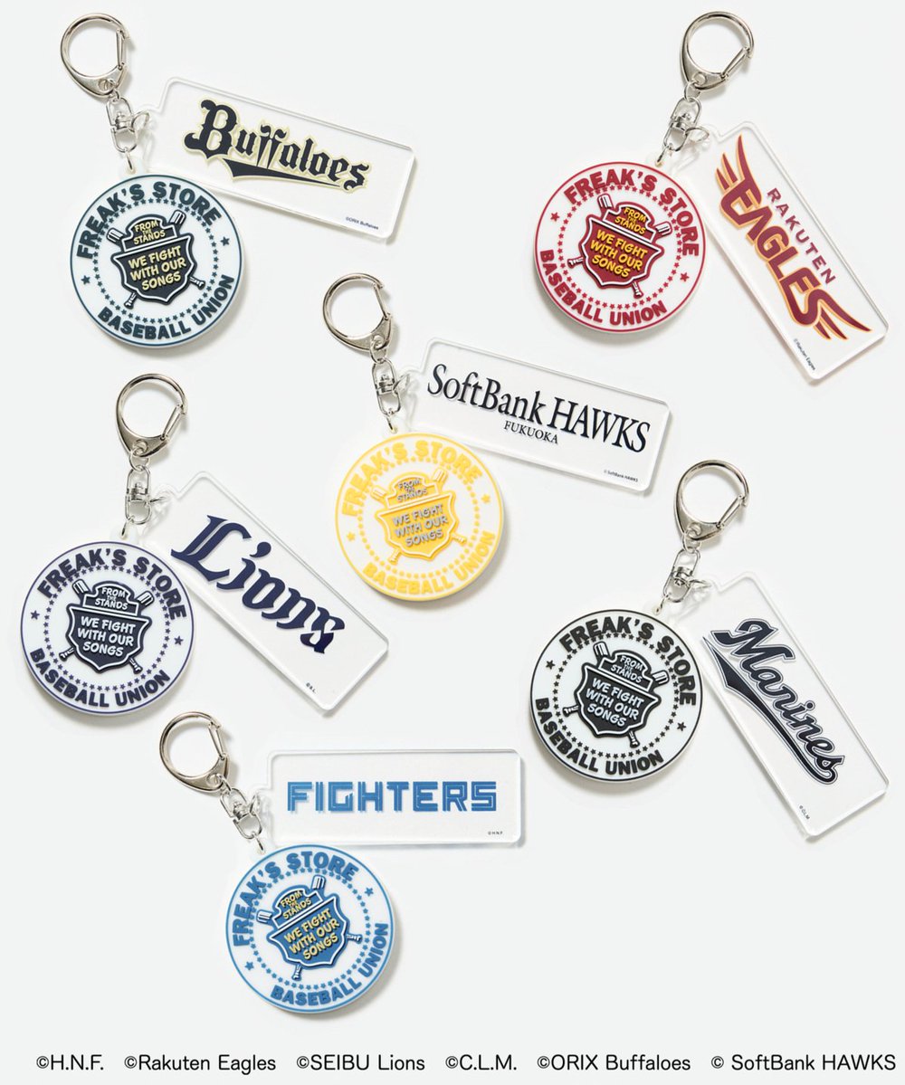 Daytona_Park's tweet photo. プロ野球11球団とのスペシャルコラボレーション「FREAK'S BASEBALL UNION」が登場
FREAK'S STORE一部店舗・オンラインストアにて、2026年10月9日(金)より販売開始。

今すぐチェック▶︎ https://t.co/IFQQYUl5rw

FROM THE STAND, WE FIGHT WITH OUR SONGS.
超満員のスタンドから、俺たちの歌で、共に戦う。

あの興奮と熱狂のメロディを、日常のワードローブに。

FREAK'S STOREが手掛ける、プロ野球11球団とのスペシャルコラボレーション「FREAK'S BASEBALL UNION」。

各球団のロゴデザインやマスコットキャラクターを使用したアイテムが勢ぞろい。

球場での観戦スタイルとしてはもちろん、街着としても映える、
ファッションとベースボールカルチャーが融合した特別なコレクションを体感してください。

■販売開始日/販売店舗
販売開始日：2026年10月9日(金)
※東京ヤクルトスワローズのアパレル(半袖Tシャツ・ジップフーディ)のみ10月下旬からの販売。オンラインストアのみ10月9日(金)から予約販売いたします。

□11球団商品 展開店舗
・FREAK'S STORE 渋谷店
・FREAK'S STORE 公式オンラインストア Daytona Park
※オンラインストアは12時からの販売です。

□セ・リーグ球団商品 展開店舗
・FREAK'S STORE MEN'S ＋ ANDY FREAK'S STORE店
※東京ヤクルトスワローズの商品を展開します。
・FREAK'S STORE ルミネ横浜店
※横浜DeNAベイスターズの商品を展開します。
・FREAK'S STORE mozoワンダーシティ店
※中日ドラゴンズの商品を展開します。
・FREAK'S STORE 梅田ルクアメンズ店
・FREAK'S STORE 阪急西宮ガーデンズ店
※阪神タイガースの商品を展開します。
・FREAK'S STORE 広島パルコ店
※広島東洋カープの商品を展開します。

□パ・リーグ球団商品 展開店舗
・FREAK'S STORE 札幌ステラプレイス店
※北海道日本ハムファイターズの商品を展開します。
・FREAK'S STORE エスパル仙台店
※東北楽天ゴールデンイーグルスの商品を展開します。
・FREAK'S STORE ルミネ大宮店
※埼玉西武ライオンズの商品を展開します。
・FREAK'S STORE ららぽーとTOKYO-BAY店
※千葉ロッテマリーンズの商品を展開します。
・FREAK'S STORE なんばパークス店
※オリックス・バファローズの商品を展開します。
・FREAK‘S STORE 福岡パルコ店
※福岡ソフトバンクホークスの商品を展開します。

@swallowspr
@ydb_yokohama
@DragonsOfficial 
@TigersDreamlink 
@Carpofficial_pr
@PacificleagueTV