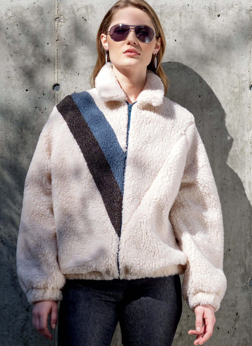 trpatchwork's tweet photo. Stay cosy and stylish all season long! Brand new, uncut McCall’s 8019 features women's casual zip-up jackets with custom hood, collar, and pocket options. Perfect for fleece, faux fur, or your favorite everyday outerwear fabrics.

Shop now: https://t.co/ewipF0WvFv #Sewing https://t.co/fQn84CKdR1