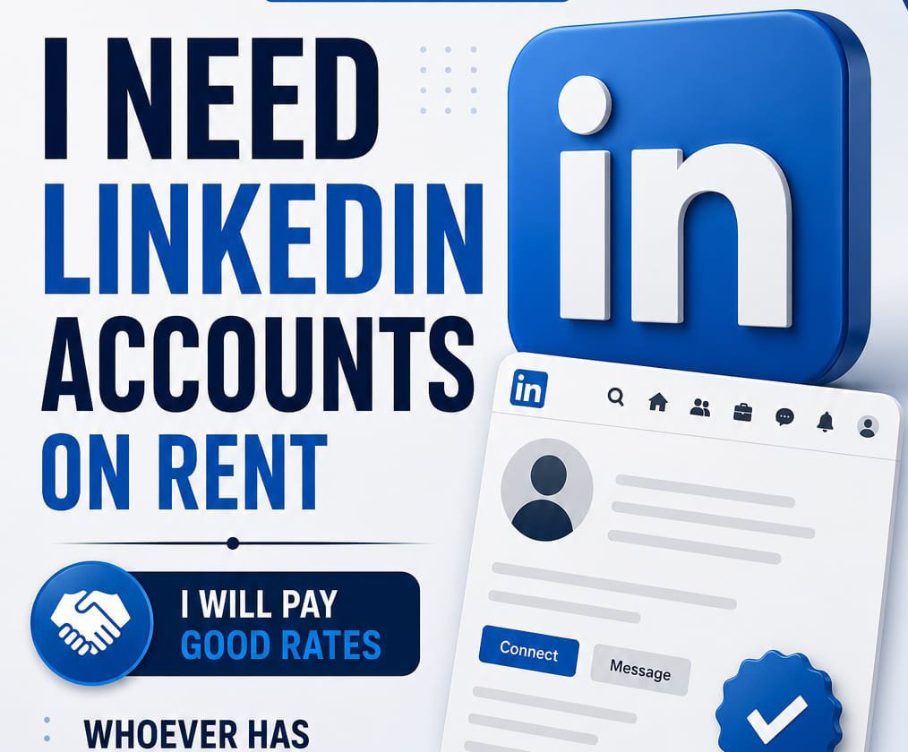 obialuneze's tweet photo. We rent your linkedin account to expand our network and business relationships 
Account must be 1yr old and have 100+connections

We pay weekly 

If you meet any of those conditions you can send dm or join our Whatsapp channel

https://t.co/qWjeg3NHG1 https://t.co/TOAHV3XZ54