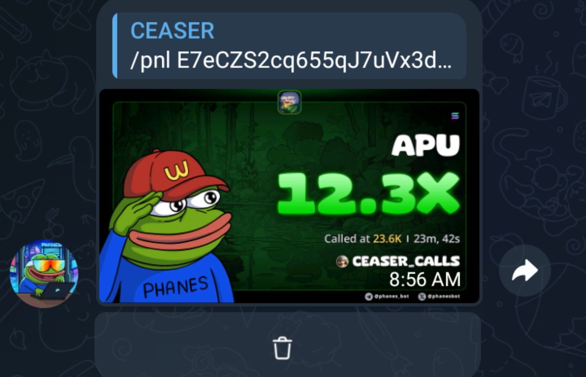 CEASER_0_0_1's tweet photo. Amazing 12x up on my call $APU
Best early entry only on TG
Dm for entry

E7eCZS2cq655qJ7uVx3dSHR2zK31kwNQsWS6P6Hpump
#Solana #memecoin #memecoin1000x https://t.co/tanD4hQfaG