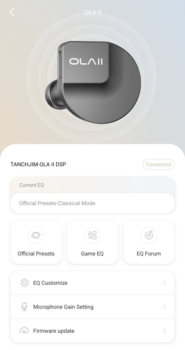 sathishmechy1's tweet photo. are impressive for such a small IEM.
DSP version, the app support and parametric EQ are a great bonus, giving you more control to fine tune it to your taste.
Add in the compact, lightweight design and comfortable fit, the OLA II is a very enjoyable set! 😍
#TANCHJIM #OLA2 https://t.co/prtSQs5Tw3