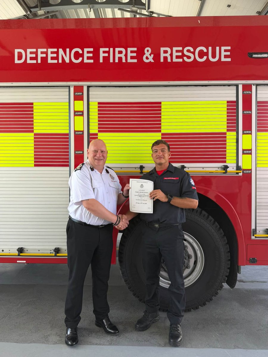 bfcyprus's tweet photo. Congratulations to our newest firefighters for receiving their post recruitment certificates at Episkopi Fire Station 👏🚒 

#BritishBases #Cyprus #DefenceFire #NewFirefighters https://t.co/9tEO8FzHPz